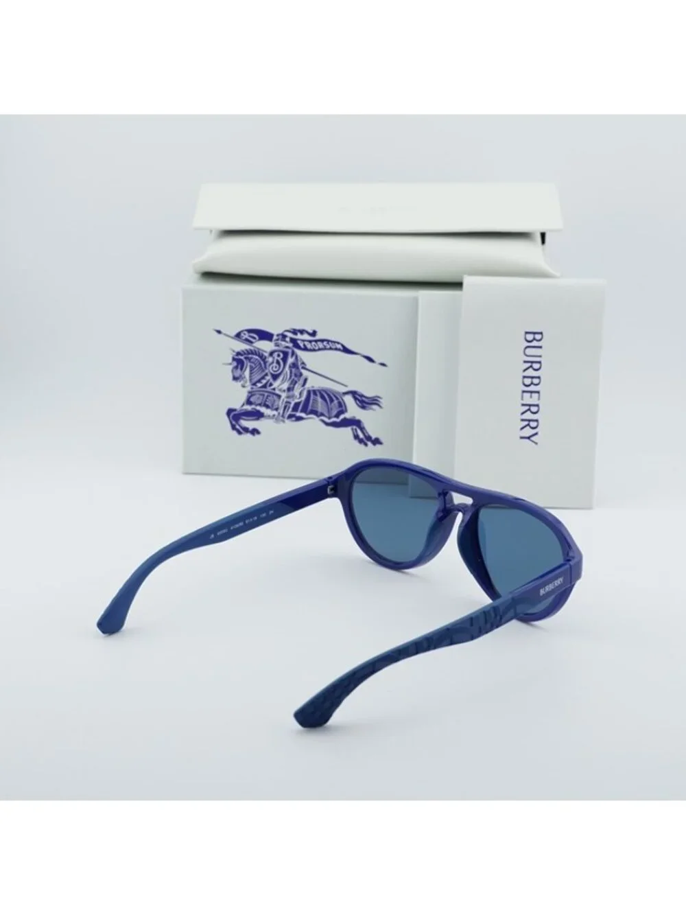 Burberry Kids JB4005U 412980 Sunglasses Blue Aviator Frame, Blue Lenses